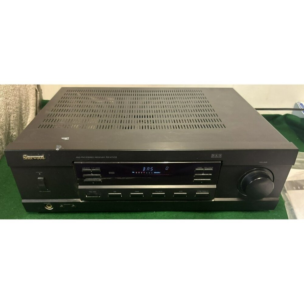 Sherwood RX-4103 2 Channel AM FM Stereo Receiver System UNTESTED